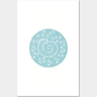 Mandala shell Posters and Art